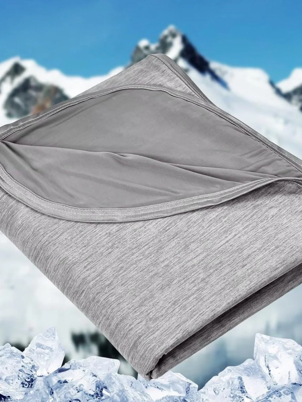 Cooling Blanket Summer Lightweight Breathable - Gray